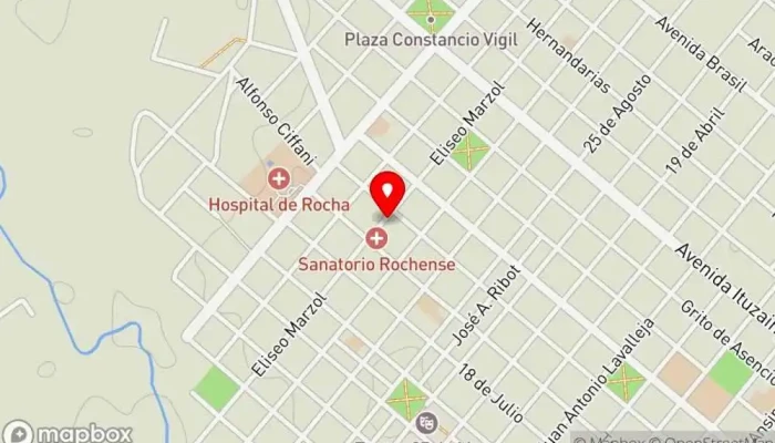 mapa de Ama Tu Cocina Cafetería en Rocha