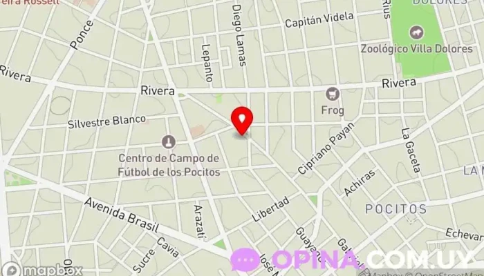 mapa de Amarras Inmobiliaria Agencia inmobiliaria en Montevideo