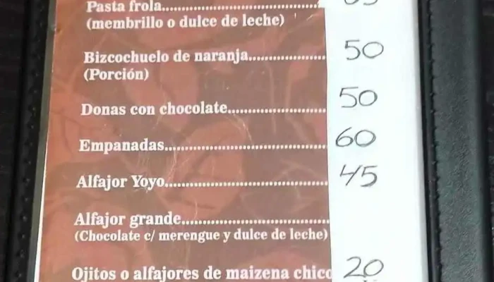 Ame Cafe Menu - Cafetería