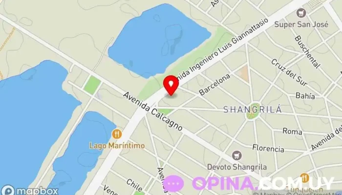 mapa de AMG Academia de Manejo Autoescuela, Autoescuela de motocicletas en Ciudad de la Costa