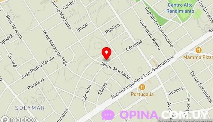mapa de Amo Mi Look Peluquería Y Academia Escuela en Ciudad de la Costa