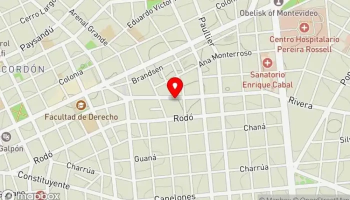 mapa de Anda & Fijate Pub en Montevideo