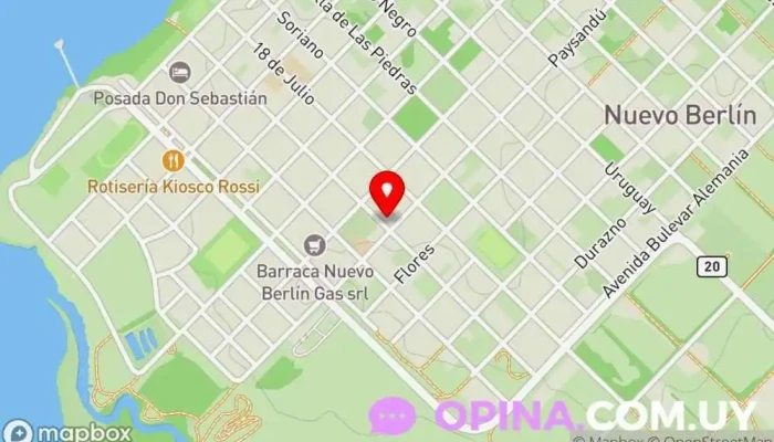 mapa de Andrea Rivero Condominio en Nuevo Berlín