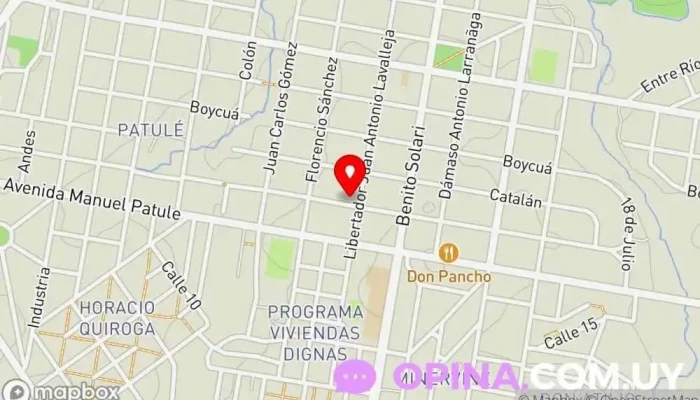 mapa de Anexo Escuela N°95 Escuela primaria en Salto