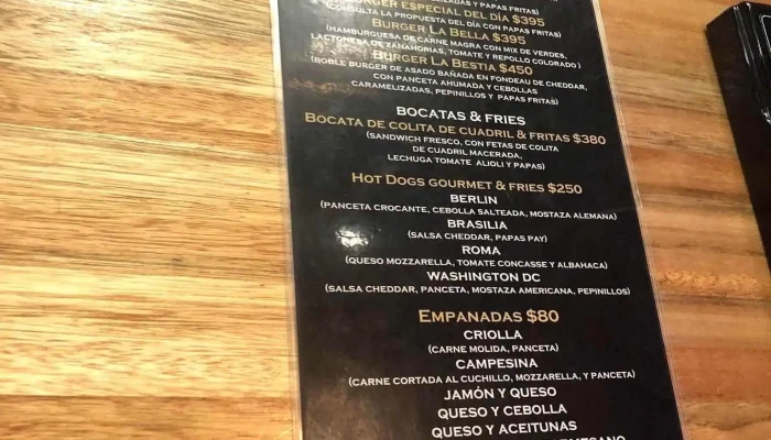 Angus Grill -  Menu - Hamburguesería