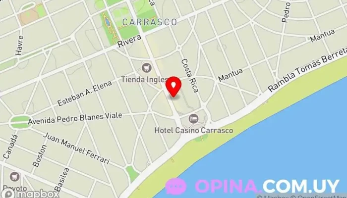 mapa de Antiage Medicina Estética Clínica ambulatoria en Montevideo