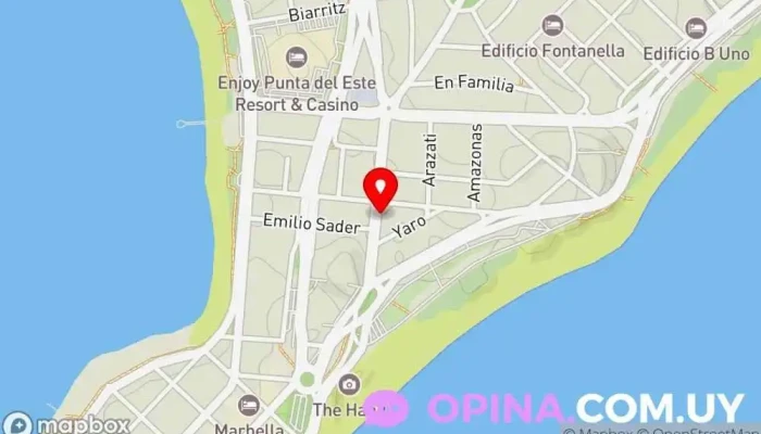 mapa de Apardian negocios inmobiliarios Agencia inmobiliaria en Punta del Este