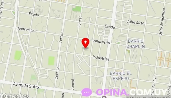 mapa de Aqua Gym Paysandú Gimnasio en Paysandú