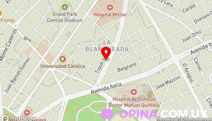 mapa de ARA ESTUDIO Empresa de administración de propiedades en Montevideo
