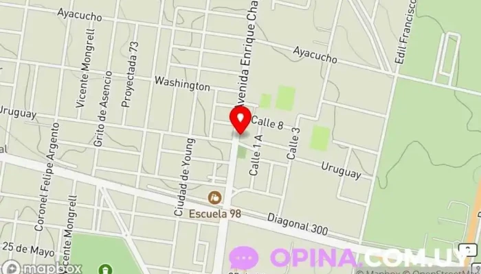 mapa de Ariel Cruz Uruguay Peluquería en Paysandú