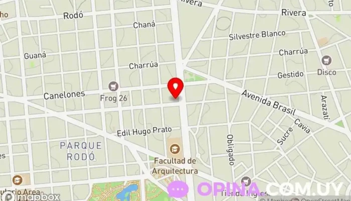mapa de Armonía Centro Estético Centro de salud y bienestar, Esteticista facial, Centro de depilación láser, Masajista en Montevideo