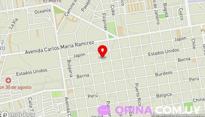 mapa de Armonía y Terapia (PARA LA MUJER) Masajista, Terapeuta de reiki en Montevideo