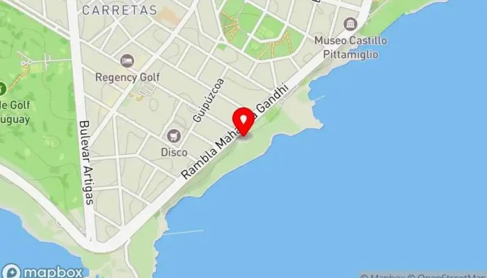mapa de Ártico - Fast Sea Food Marisquería, Restaurante de comida rápida en Montevideo