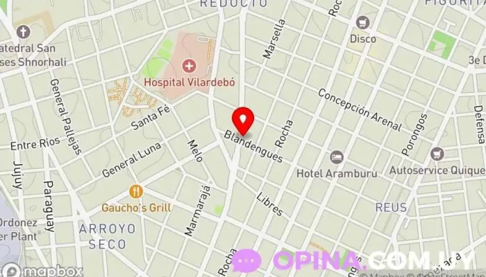 mapa de Artistica Papeleria Papelería en Montevideo