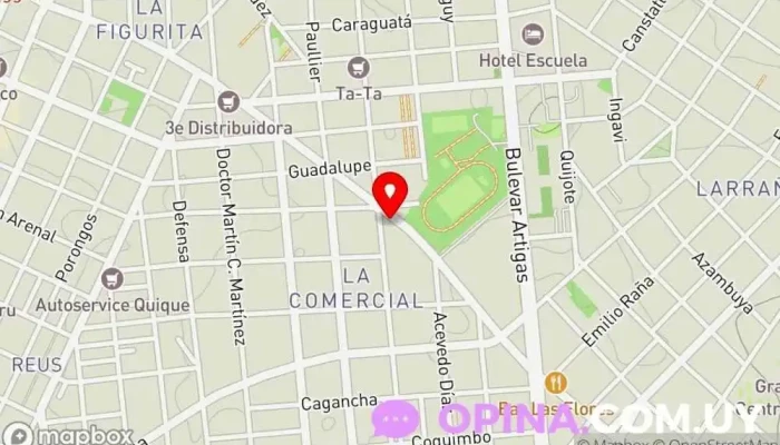 mapa de ARTISTÍCA-TALLER ARMONÍA Tienda de artesanías en Montevideo