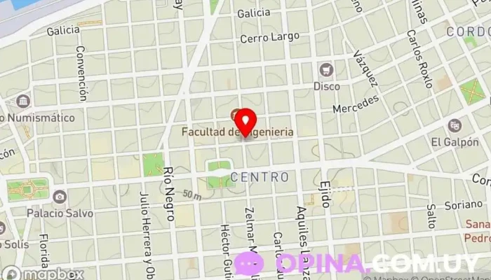 mapa de Asesores Asociados Agencia inmobiliaria en Montevideo