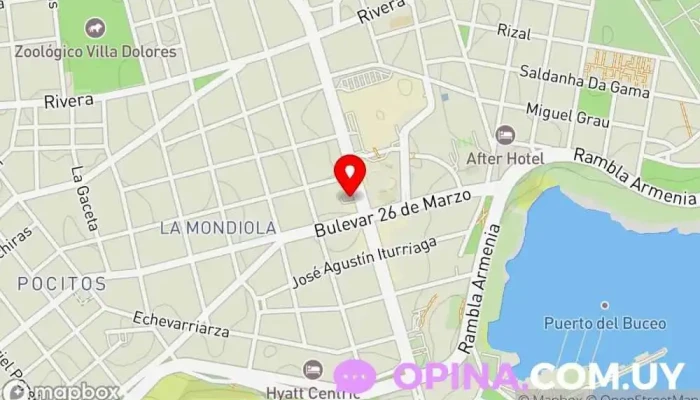 mapa de Asociación Española, Clinica Las Torres Clínica ambulatoria en Montevideo
