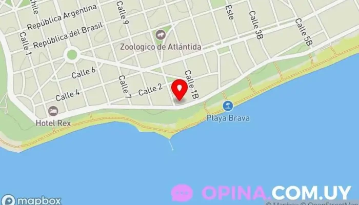 mapa de Atlantic City Alojamiento en Atlántida