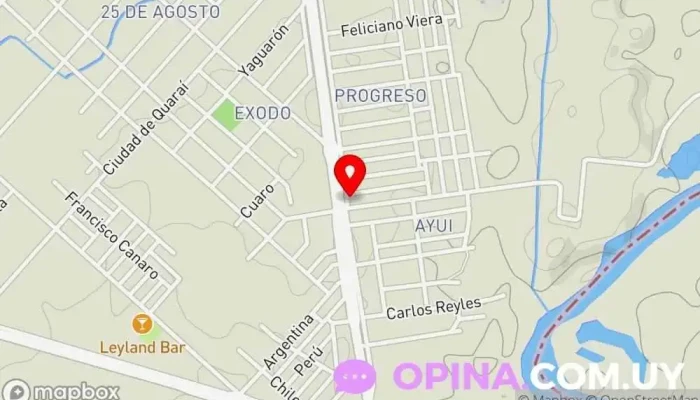 mapa de Auto escuela César Autoescuela en Artigas