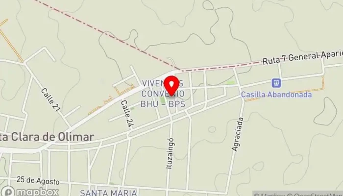 mapa de Autoservice 0es3 Supermercado en Santa Clara De Olimar