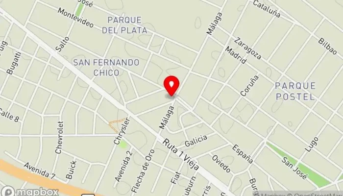 mapa de Autoservice Panaderia Delicias Dulces Panadería en Ciudad del Plata