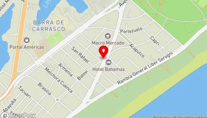 mapa de Av del parque (milalu) Bar en Ciudad de la Costa