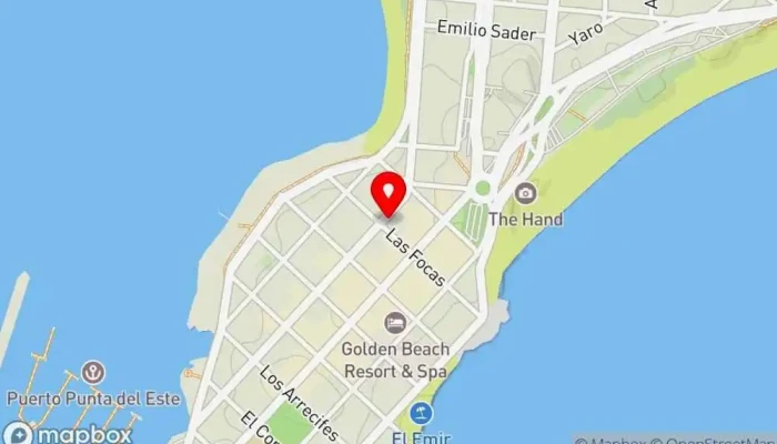 mapa de Axion Cafetería en Punta del Este