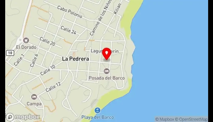 mapa de Ay Candela Restaurante en La Pedrera