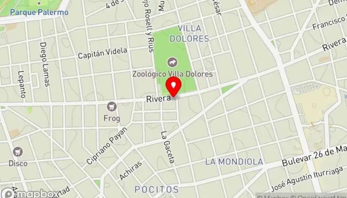 mapa de Baidewey - Delicias Saludables Restaurante vegetariano en Montevideo