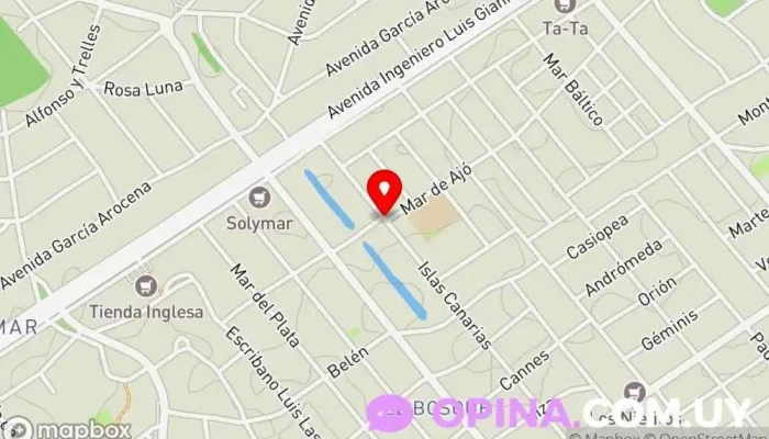 mapa de Baker Street Institute Academia de inglés en Ciudad de la Costa