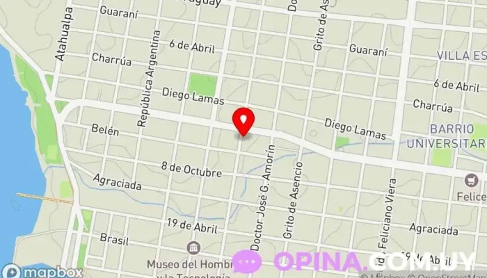 mapa de Balda Inmobiliaria Agencia inmobiliaria en Salto