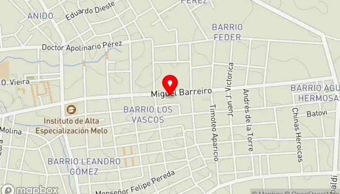 mapa de Bar 1795  en Melo