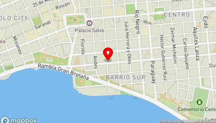 mapa de Bar 36 Bar en Montevideo