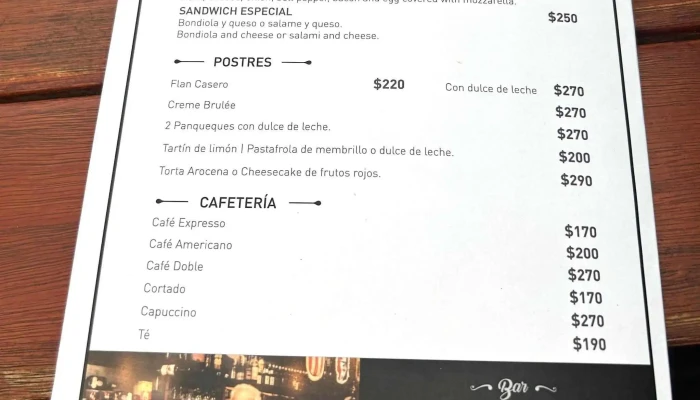 Bar Arocena:  Comentario 4 - Restaurante