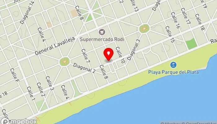 mapa de Bar Carlitos Bar, Restaurante en Parque del Plata