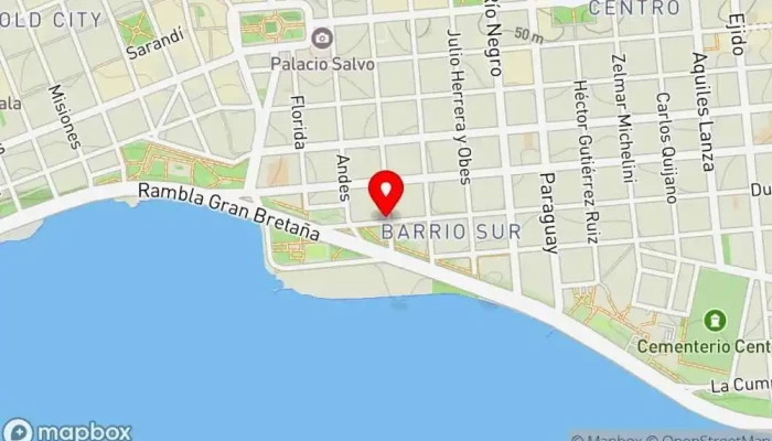 mapa de Bar Ducon Bar, Pub restaurante, Pizzería, Bar de tapas en Montevideo