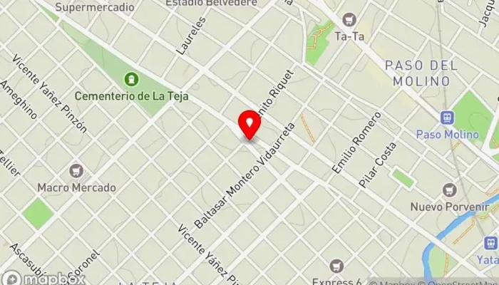 mapa de Bar el tío cholo Bar en Montevideo