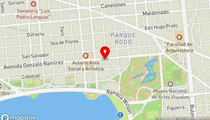 mapa de Bar Rodó Gonzalo Ramírez Bar en Montevideo