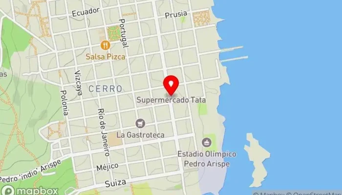 mapa de Barrabas pub Bar en Montevideo