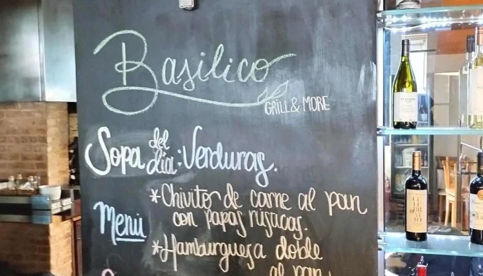 Basilico Menu - Restaurante