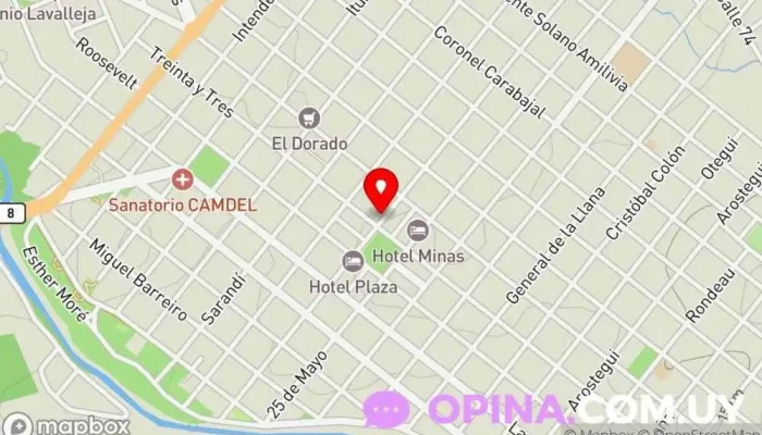 mapa de Bazar Cristal Juguetería, Tienda de artículos para el hogar, Papelería en Minas