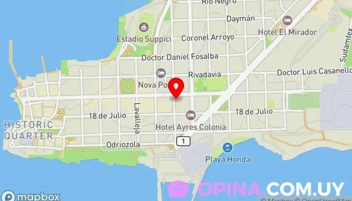 mapa de BBV inmobiliaria Oficinas de empresa en Col. del Sacramento