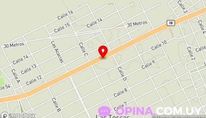 mapa de BELLAS CREACIONES Tienda de artesanías en Las Toscas