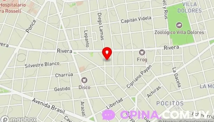 mapa de BeneFisio - Centro de Fisioterapia Clínica de fisioterapia en Montevideo