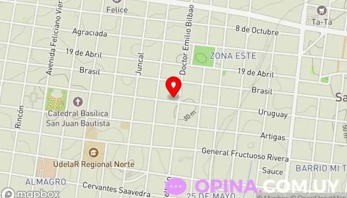 mapa de Bentisol S.A. - Desarrollos Inmobiliarios Agencia inmobiliaria en Salto