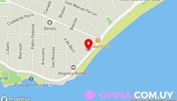 mapa de BeOne | Oficina Agencia inmobiliaria en Montevideo