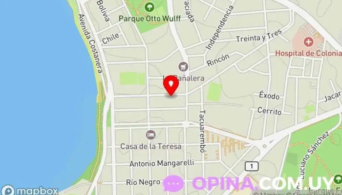 mapa de berretta negocios inmobiliarios Inmobiliaria en Col. del Sacramento