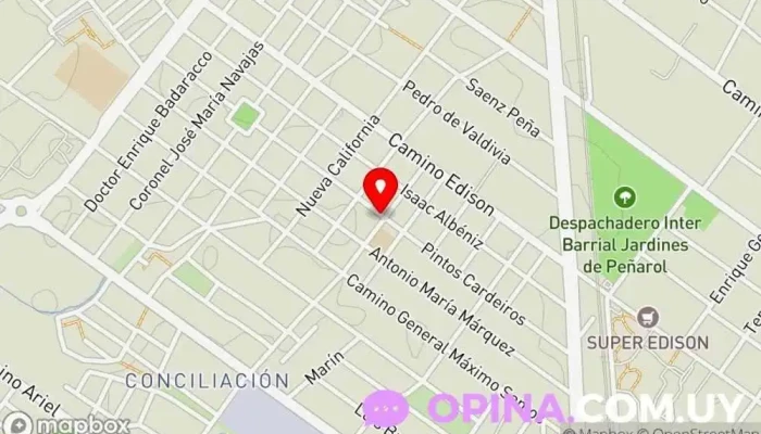 mapa de Biblioteca Conciliacion Biblioteca en Montevideo