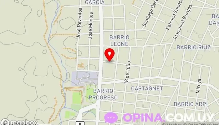 mapa de Bienes Uruguay Agencia inmobiliaria en Melo