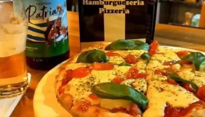 Black White Pizzeria Hamburgueseria Comida Y Bebida